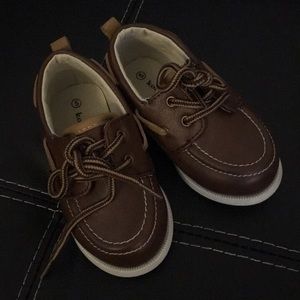 Brown dress shoes infant toddler